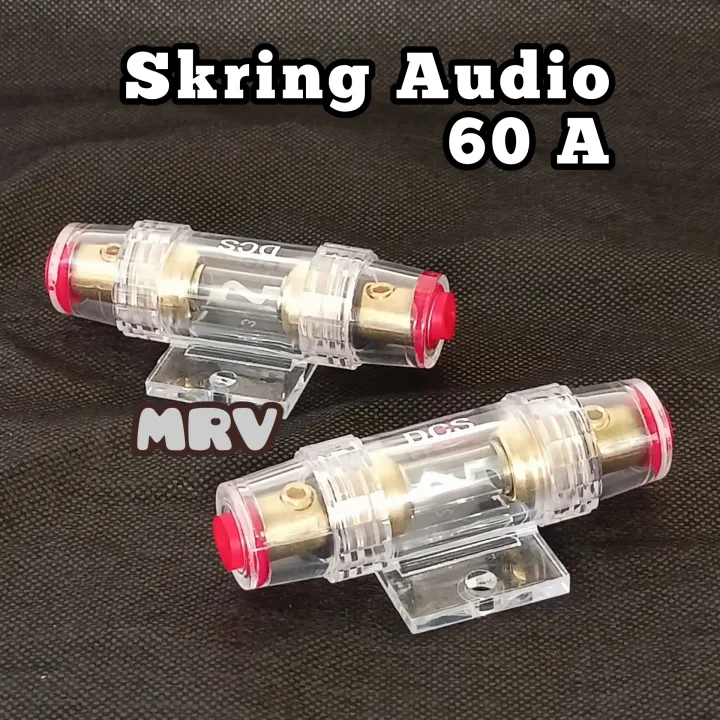 SKRING AUDIO FUSE AUDIO 60A FUSE HOLDER AUDIO MOBIL SEKRING 60A