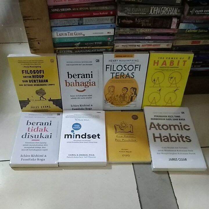 Paket 8 Buku Motivasi Filosofi Untuk Hidup Berani Bahagia Filosofi