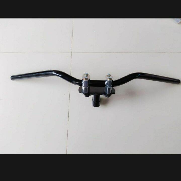 Stang Rzr Hitam Plus Adaptor Stang Yamaha Honda Bebek Dan Matik