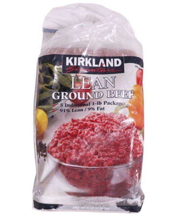 Kirkland Signature Lean Ground Beef Kg Us Lazada Ph