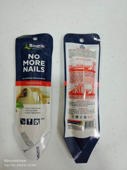 Original Bostik No More Nails Multi Purpose Adhesive G And G