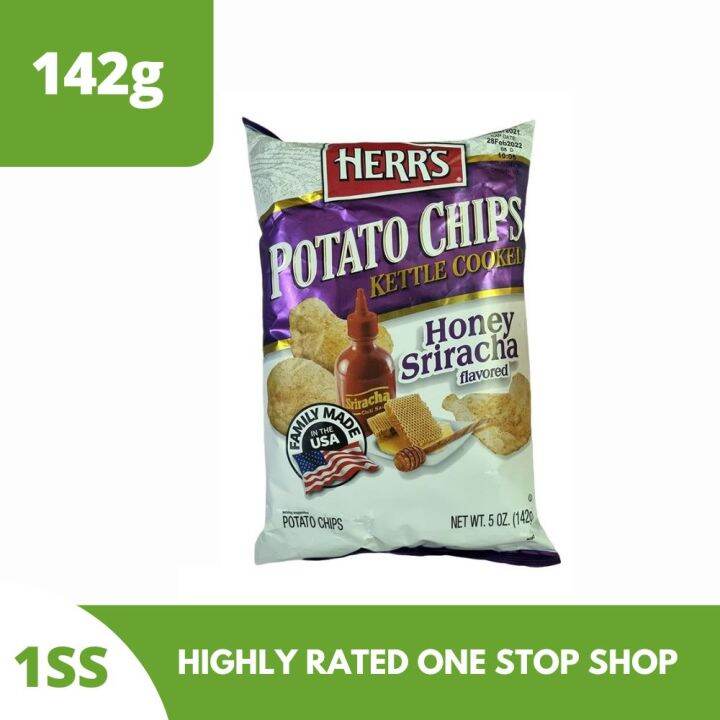 Herr S Potato Chips Kettle Cooked Honey Sriracha G Lazada Ph