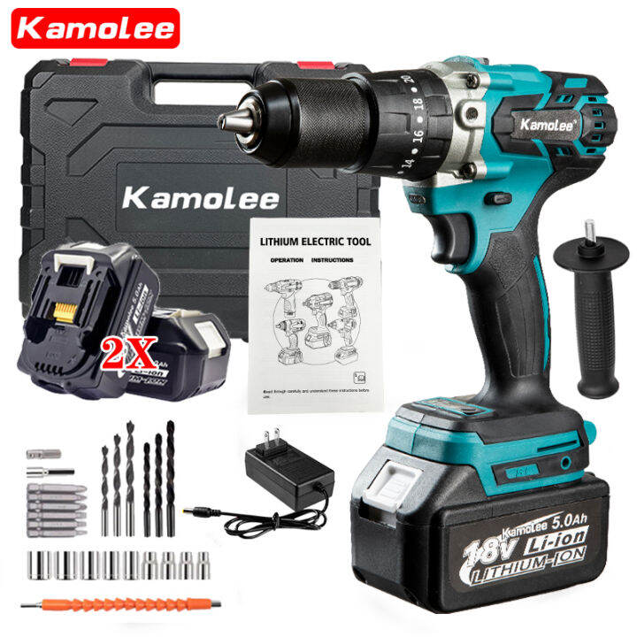 Kamolee Tool Mm Brushless Mah Impact Cordless Drill V Mesin