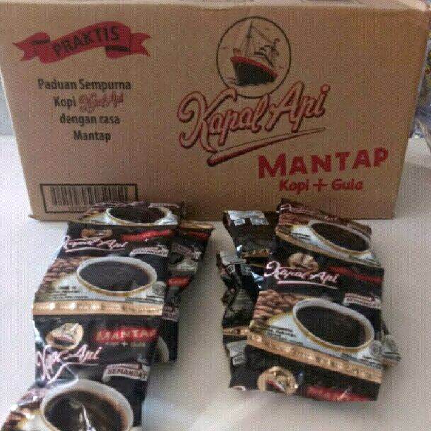 Kopi Kapal Api Rasa Mantap Gula Gr Dus Karton Isi Renceng