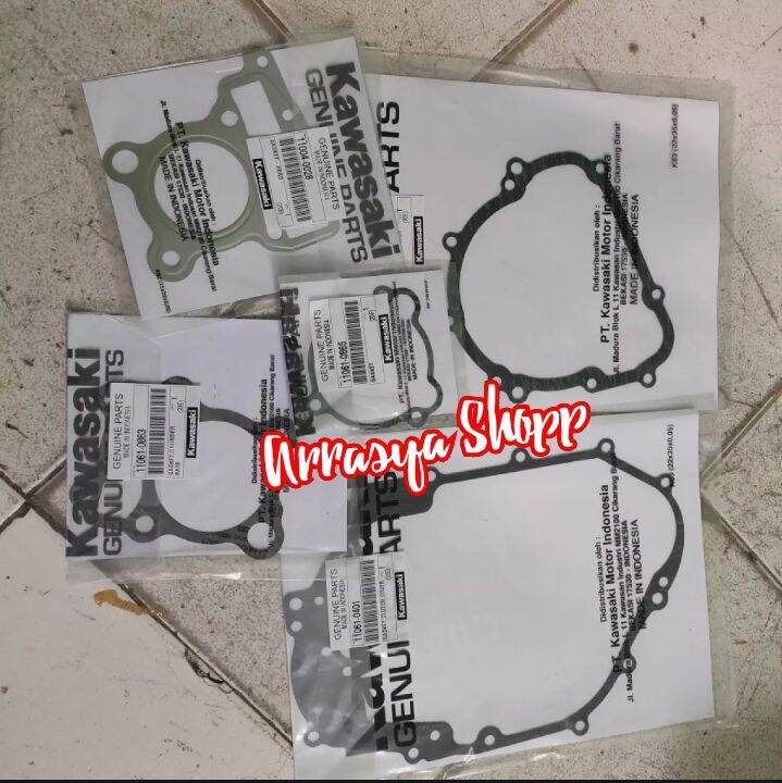 Paking Packing Gasket Full Set KLX 150 D Tracker Original Kawasaki