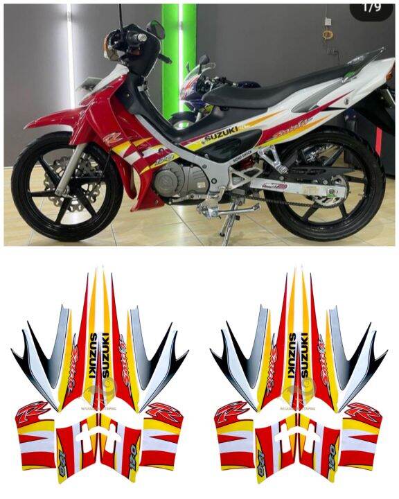 Sticker Striping Lis Body Motor Suzuki Satria R Hiu Lscm