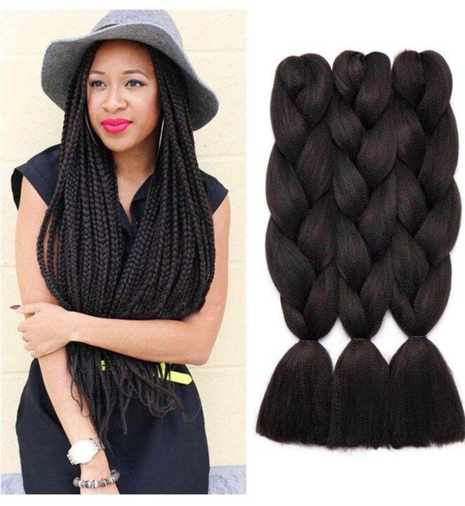 Sambung Rambut Box Braids Ukuran 60 Cm 1 Pcs Lazada Indonesia