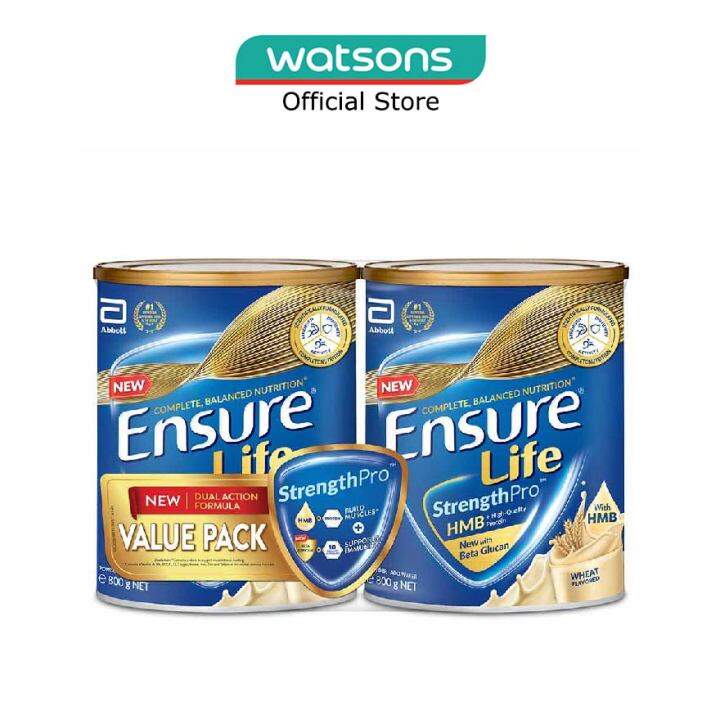 ENSURE Life HMB Strength Pro Twinpack Wheat 800g Lazada Singapore