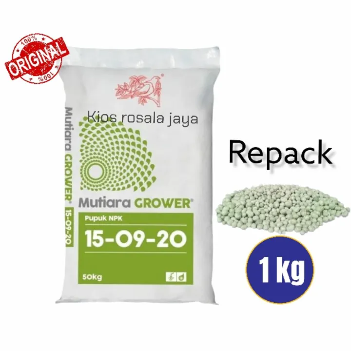 Pupuk NPK Mutiara Grower 1 Kg Lazada Indonesia