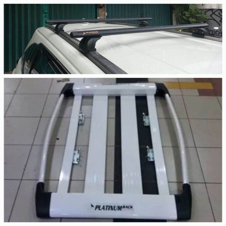 Crossbar Kaki Rak Jepit Roofrail Veloz Platinum Rak Bagasi