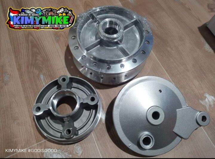 Rear Hub With Brake Panel And Flange Hub For Rs Xrm Wave