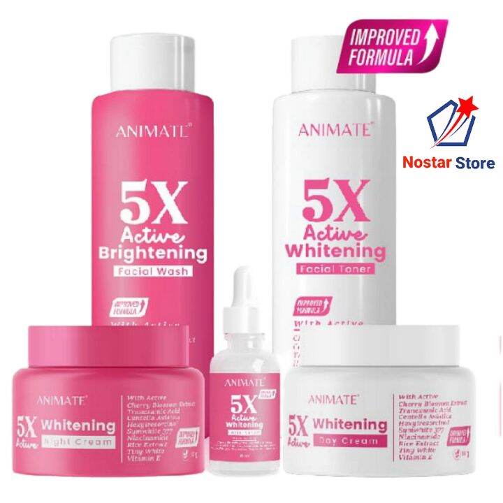 Animate X Active Whitening Series Paket In Mencerahkan Wajah With