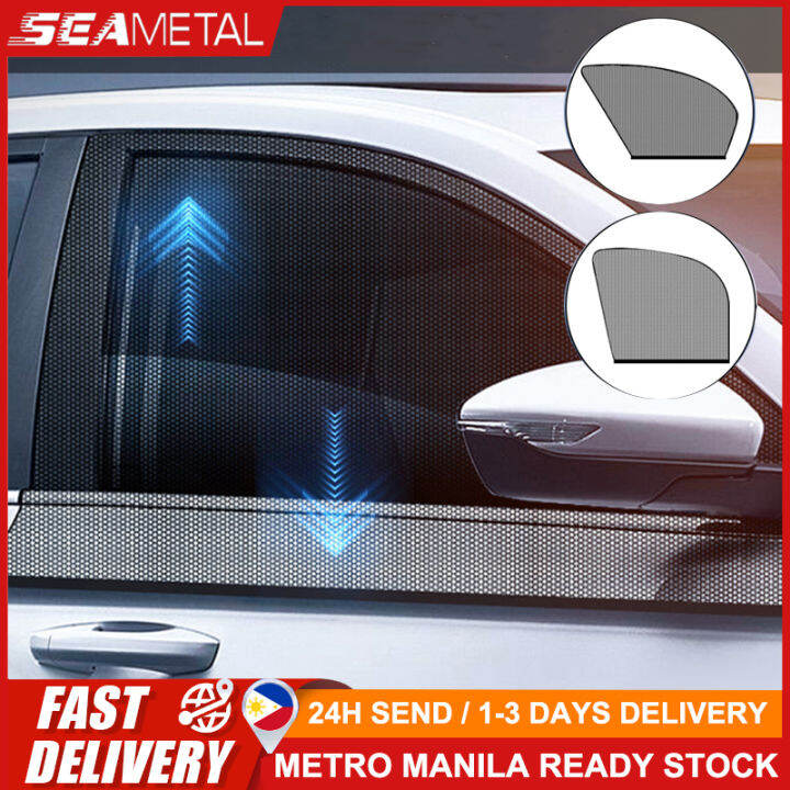 Seametal Car Side Window Mesh Curtain Anti Mosquito Mesh Front Rear