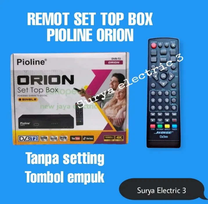 REMOTE STB PIOLINE ORION SET TOP BOX ORION PIOLINE Lazada Indonesia