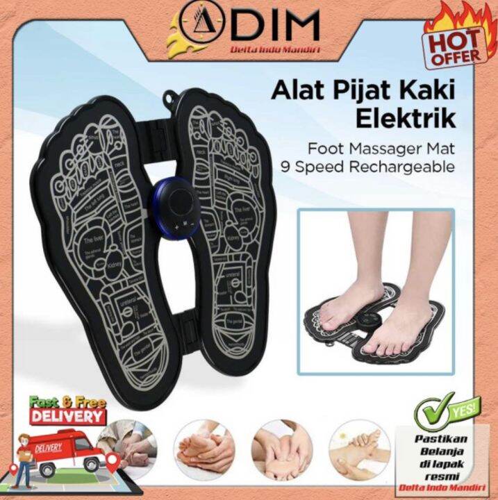 Alat EMS Foot Massager Terapi Pijat Kaki Elektrik Refleksi Original