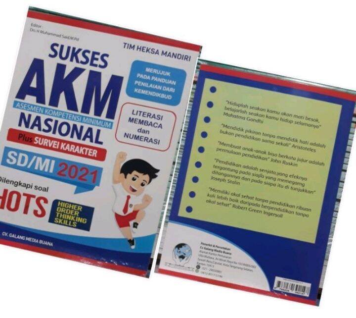 Buku Sukses Akm Asesmen Kompetensi Minimum Nasional Plus Survei