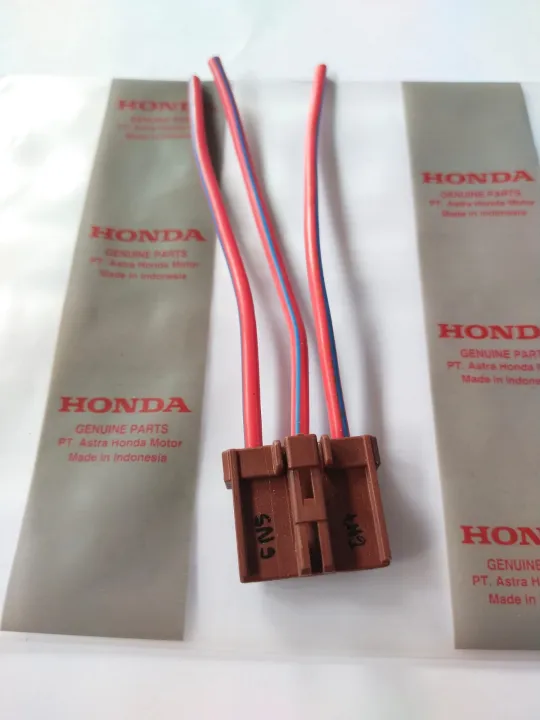 Soket Kiprok Regulator Spull Ecu Ecm Acg Pin Male Asli Honda Fi New