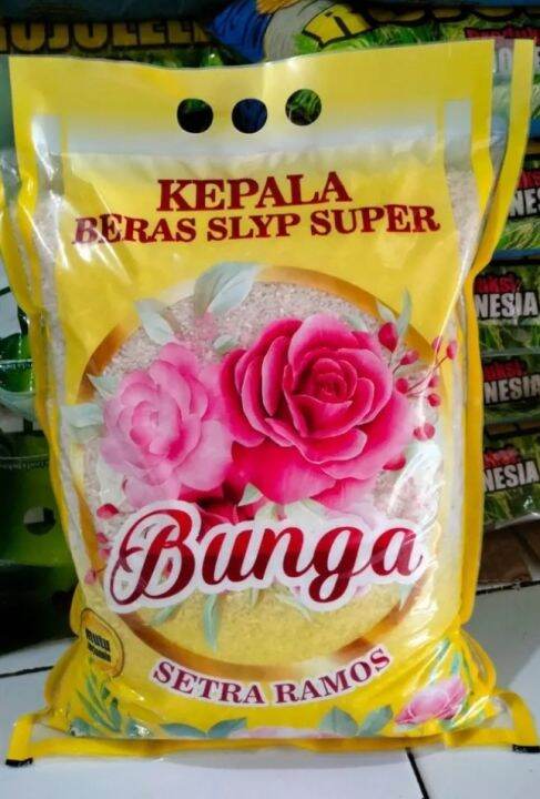 Beras Slyp Super Cap Bunga 5 Kg Lazada Indonesia