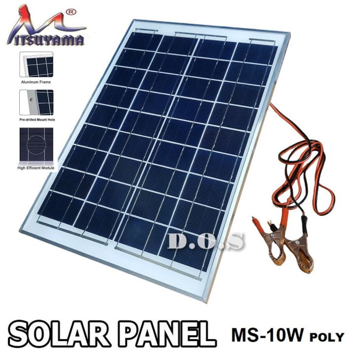 Papan Solar Panel Watt Papan Panel Surya W Mitsuyama Ms W Poly