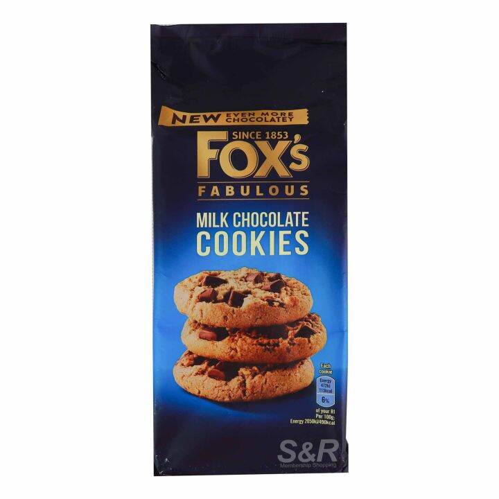 Fox S Fabulous Milk Chocolate Cookies 180g Lazada PH