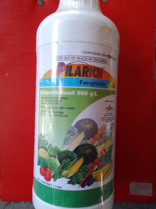 PILARICH CHLOROTHALONIL FUNGICIDE 1LITER BY VAN HAWK Lazada PH