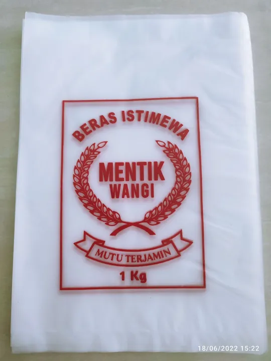 Plastik Beras 1 Kg Cap Mentik Wangi Isi 100 Lembar Lazada Indonesia