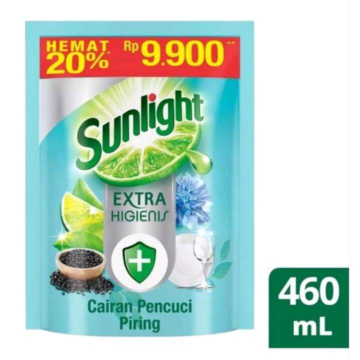 Sunlight Sabun Cuci Piring Extra Higienis Habbatussauda 460ml 9900