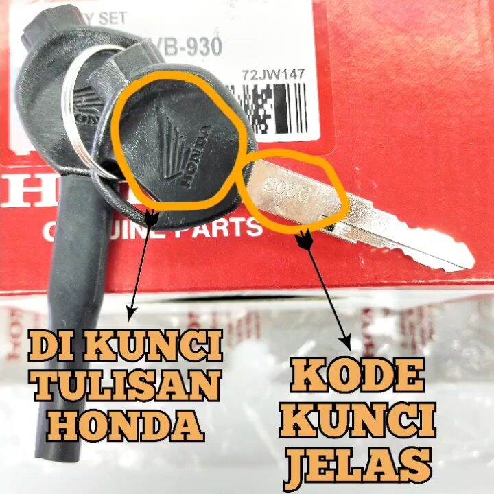 KUNCI KONTAK PLUS KUNCI JOK ASLI ORIGINAL HONDA KVB KUALITAS ASLI