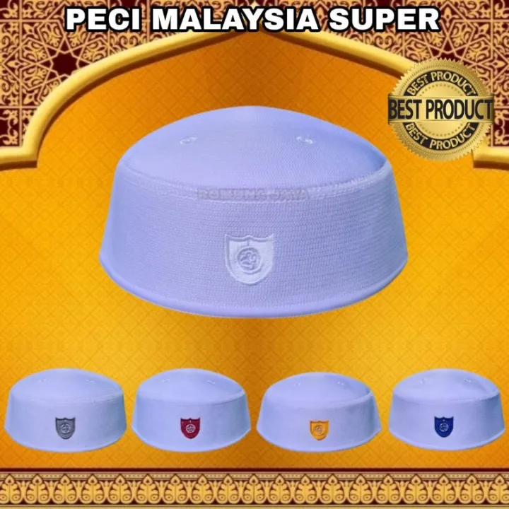 Peci Putih Songkok Putih Kopyah Malaysia Lazada Indonesia