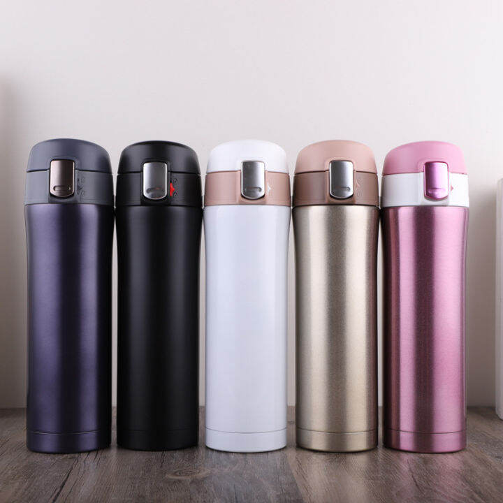 Botol Termos Travel Double Wall Stainless Steel Model Baru Ml