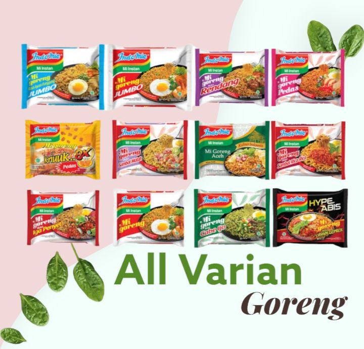 Indomie Goreng Mie Instan All Varian Lazada Indonesia