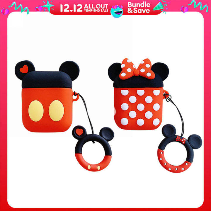 Disney Mickey Minnie Cover For Apple Airpods Rd Case For Airpods