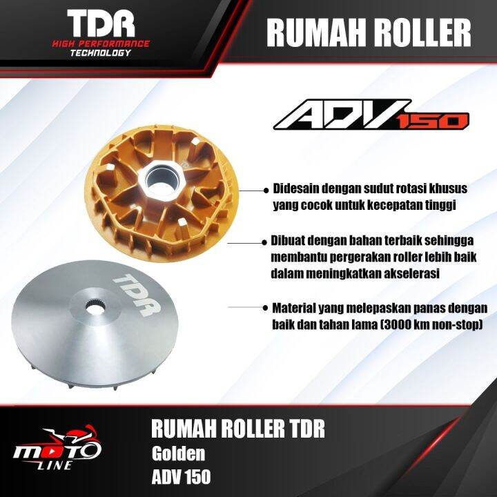 RUMAH ROLLER ADV 150 NEW PCX GOLD TDR PULLEY Lazada Indonesia