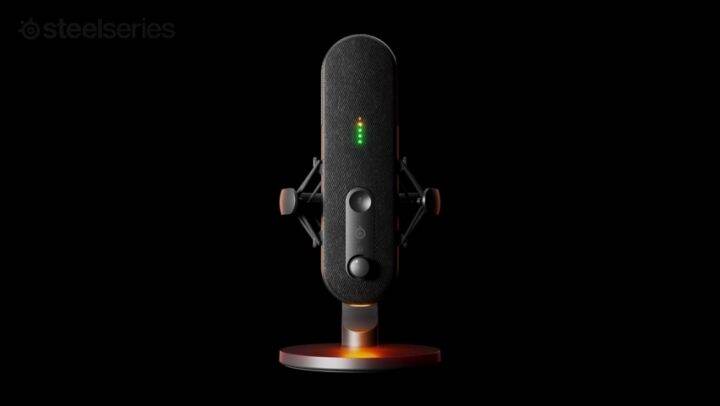 Steelseries Alias Usb C Condenser Gaming Microphone Rgb Led Level Mic