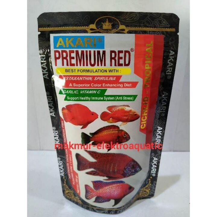 Akari Premium Red Pelet Chiclid Chana Lazada Indonesia