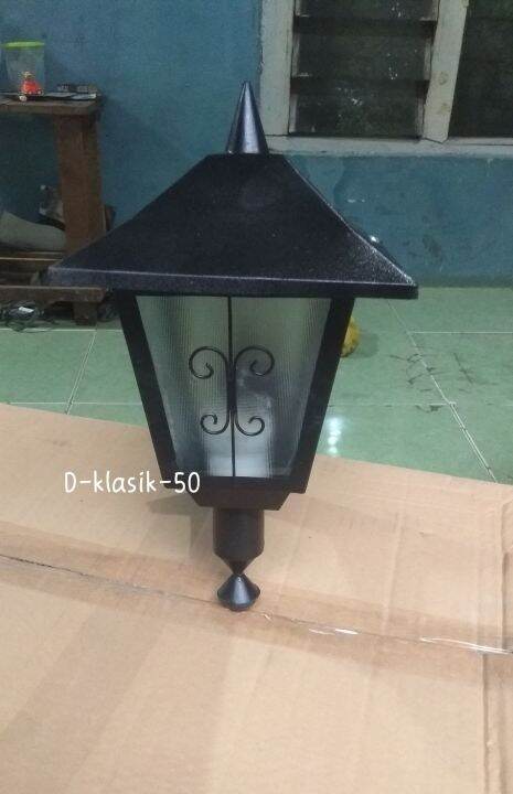 Lampu Hias Dinding Tempel Klasik Lampu Pilar Tempel Dinding Cagak Teras