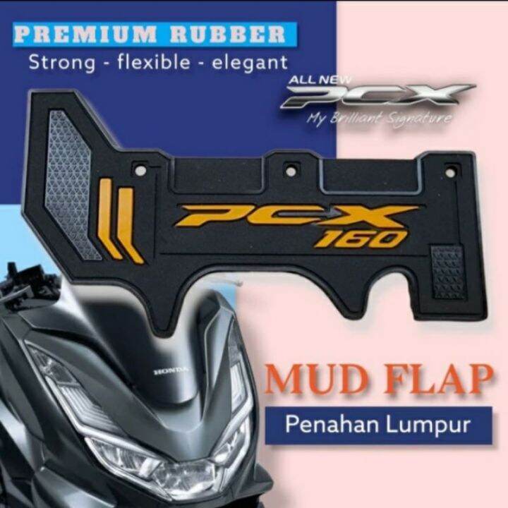 Mudflap Mud Flap Penahan Lumpur Motor Kolong Spakbor PCX 160 Lazada