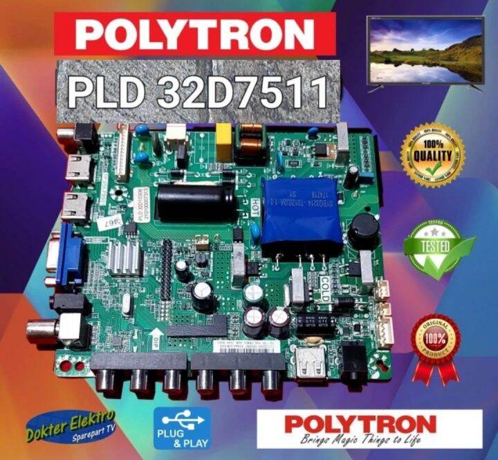 MAINBOARD MB POLYTRON PLD 32D7511 Lazada Indonesia