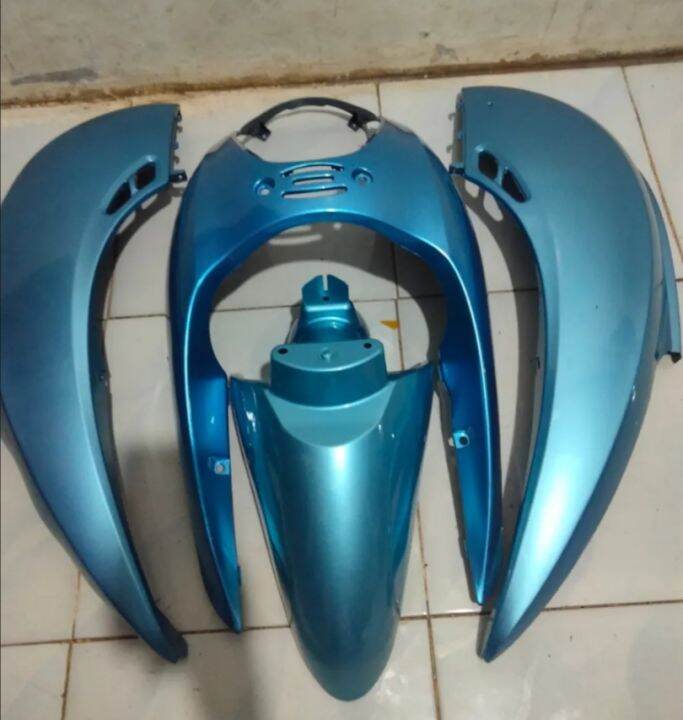 Full Body Halus Honda Scoopy Karbu Lama Warna Biru Lazada Indonesia