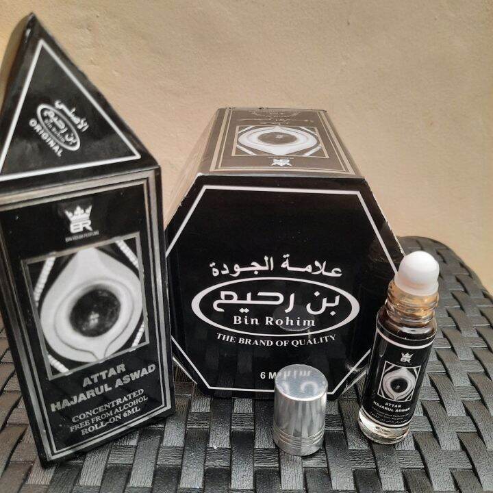 Box Isi Pcs Parfum Hajar Aswad Kemasan Ml Bin Rohim Lazada Indonesia