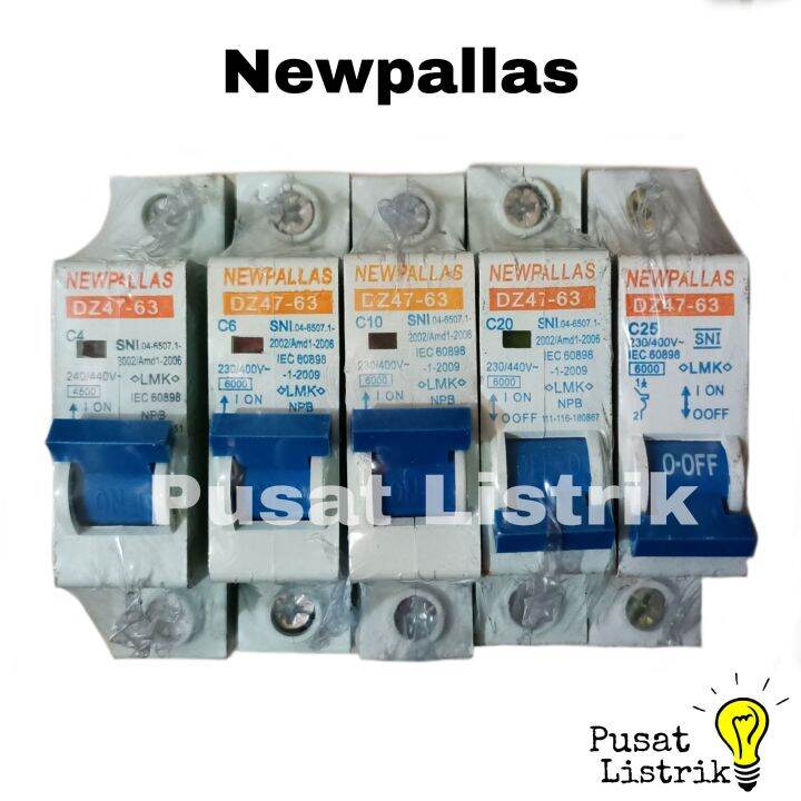 Mcb Phase A Newpallas Pemutus Arus Listrik A A Newpallas Lazada