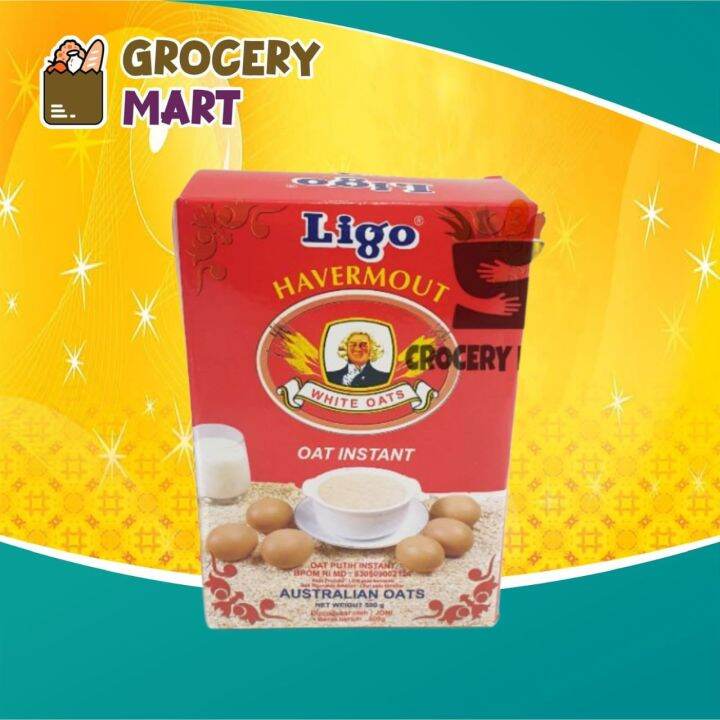 Ligo Havermout White Oats 500gr Oat Putih Instant Lazada Indonesia