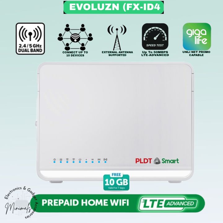 NEW PLDT Prepaid Wifi CAT 6 EVOLUZN FX ID4 No Monthly Fees