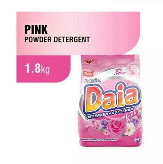 Daia Detergent Powder Bubuk Softener G G Pink Kemasan Baru