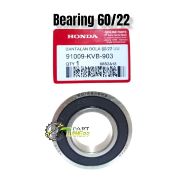 BEARING LAHAR LAHER 60 22 AS RODA BELAKANG VARIO 110 BEAT BEAT F1