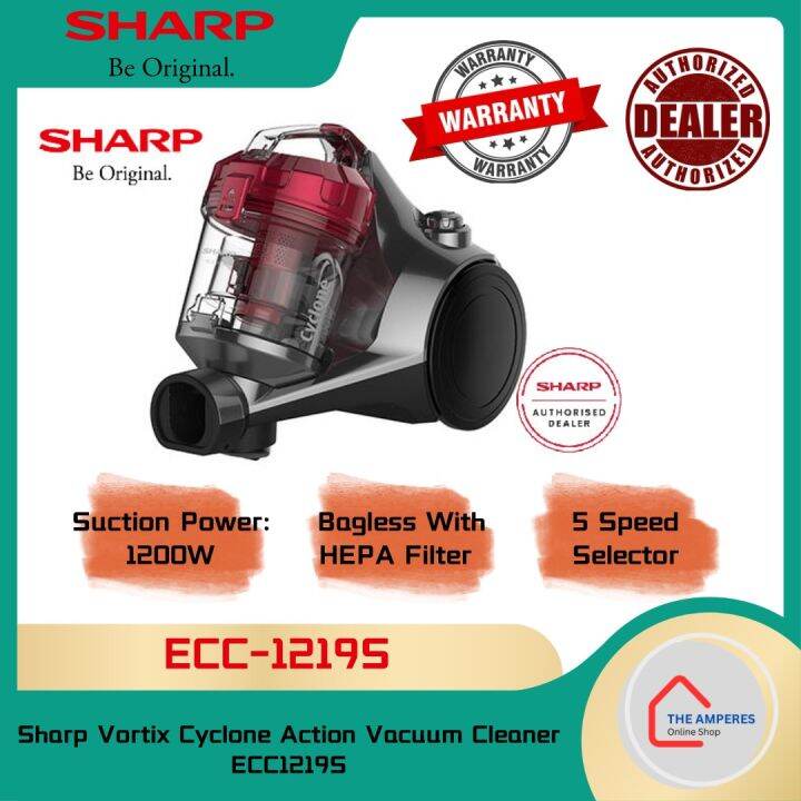 Sharp Vortix Cyclone Action Vacuum Cleaner Ecc S Lazada