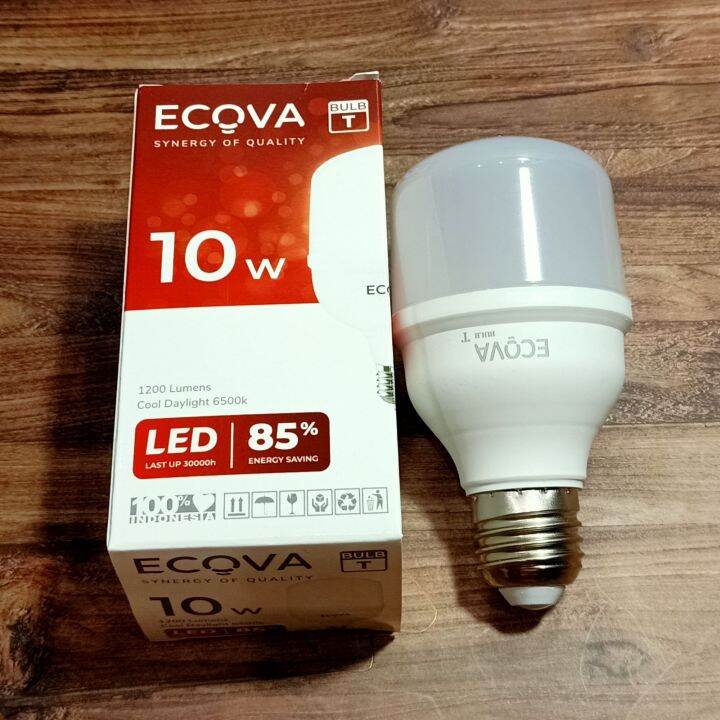 Lampu LED Ecova Bulb T 10watt Putih Lazada Indonesia