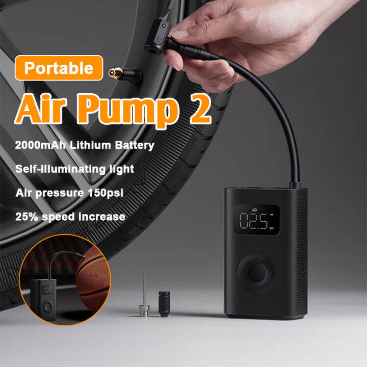 Xiaomi Mijia Portable Electric Air Pump 2 Smart Digital Tire Pressure