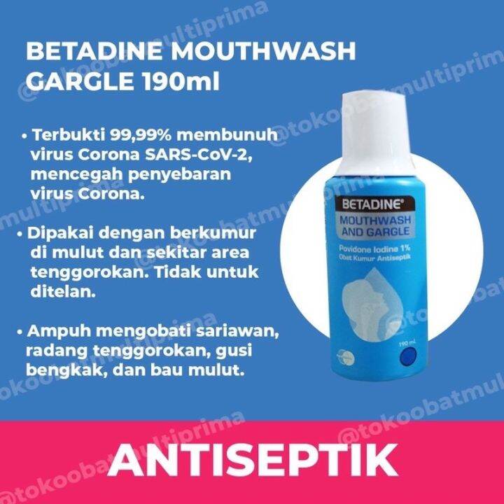 Betadine MouthWash And Gargle Obat Kumur Antiseptik Lazada Indonesia