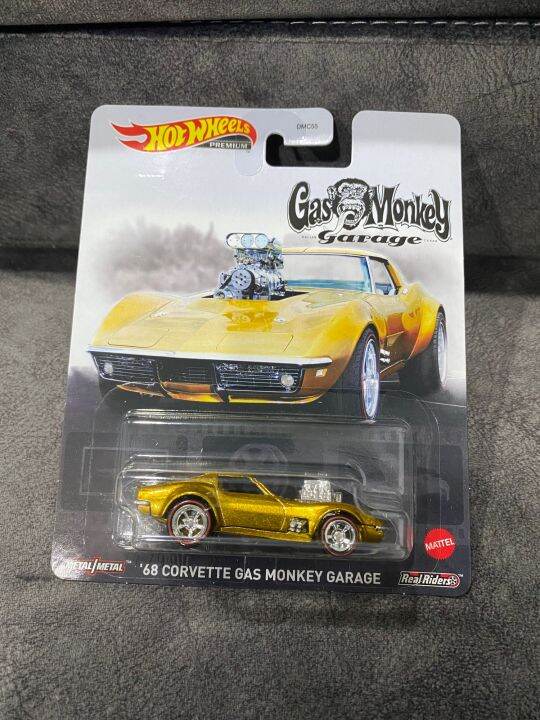 Hot Wheels Premium 68 Corvette Gas Monkey Garage Lazada